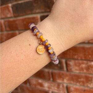 Aquarius Amethyst Handmade Beaded Bracelet